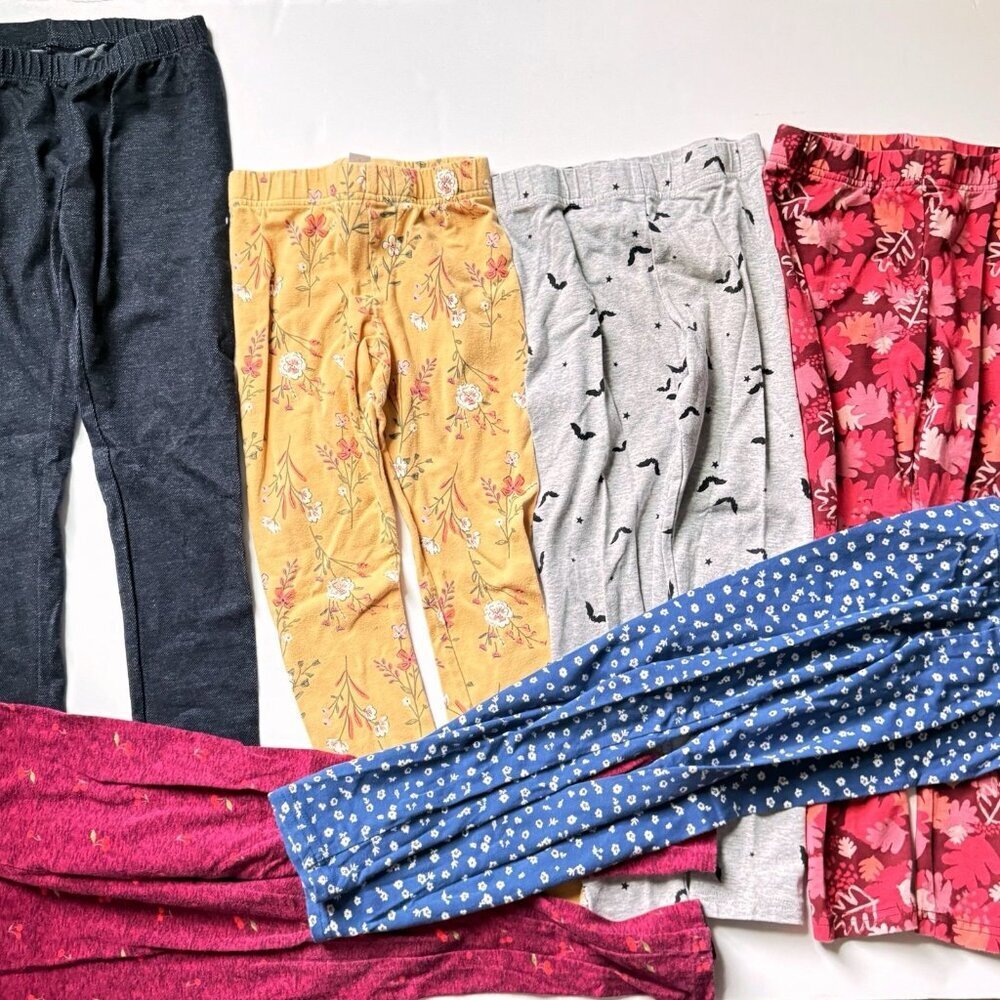 Girl Leggings bundle 6-7 years